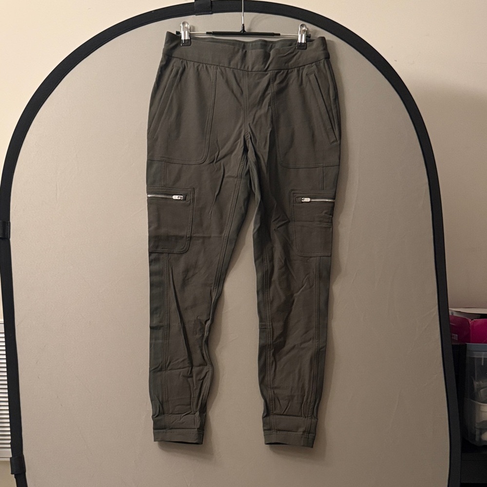 Athleta Olive Track Pants